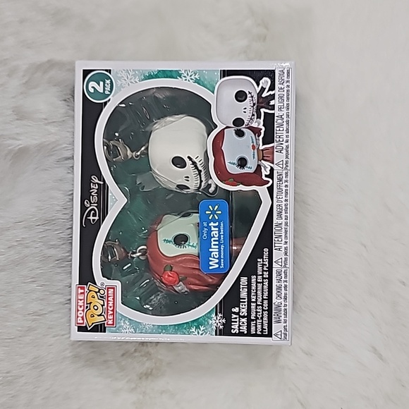 Funko Pocket Pop Keychain Sally & Jack Skellington 2 pack - Picture 1 of 4